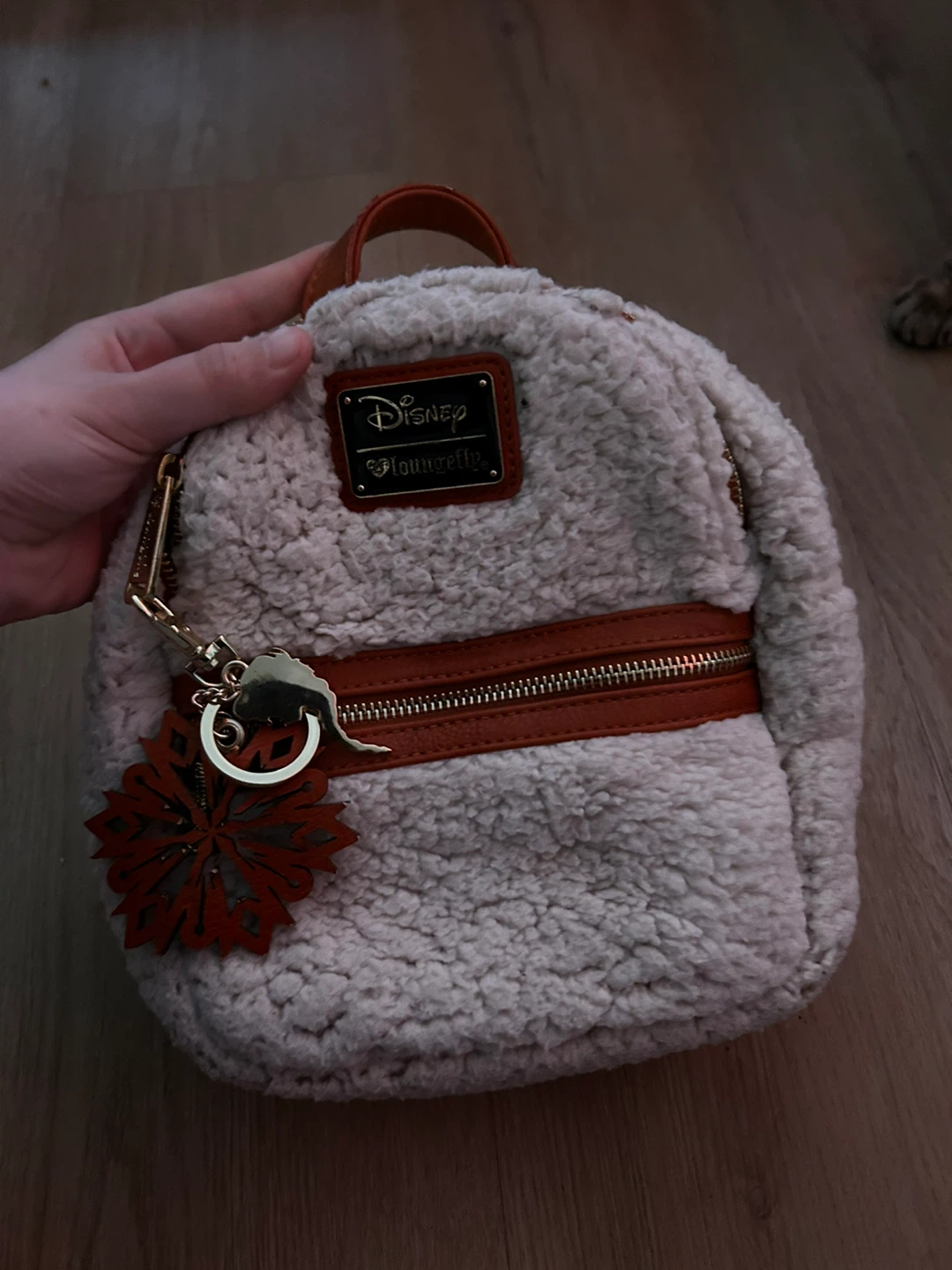 Loungefly Disney White Sherpa Mini Backpack - photo 2