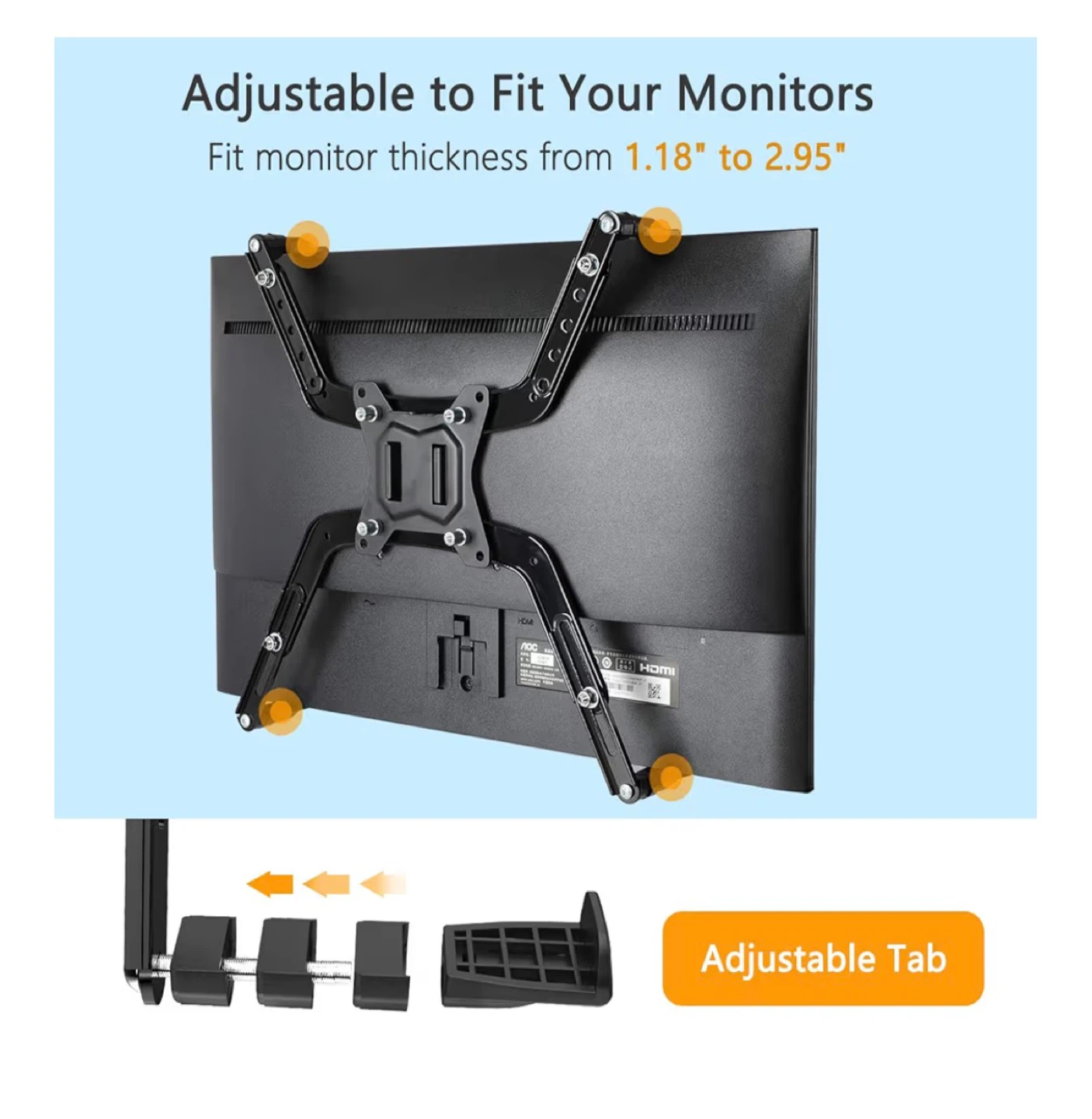 Monitor Desk Stand & VESA Mount Adapter - photo 4