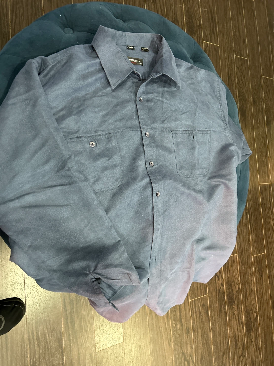 CARNABY Men's Long Sleeve Button-Up Shirt - Blue