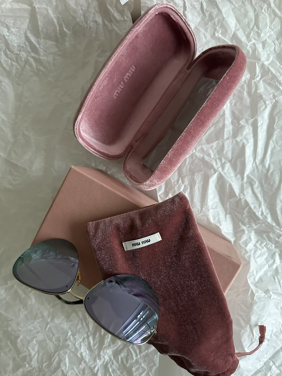 Miu Miu Aviator Sunglasses with Case - photo 4