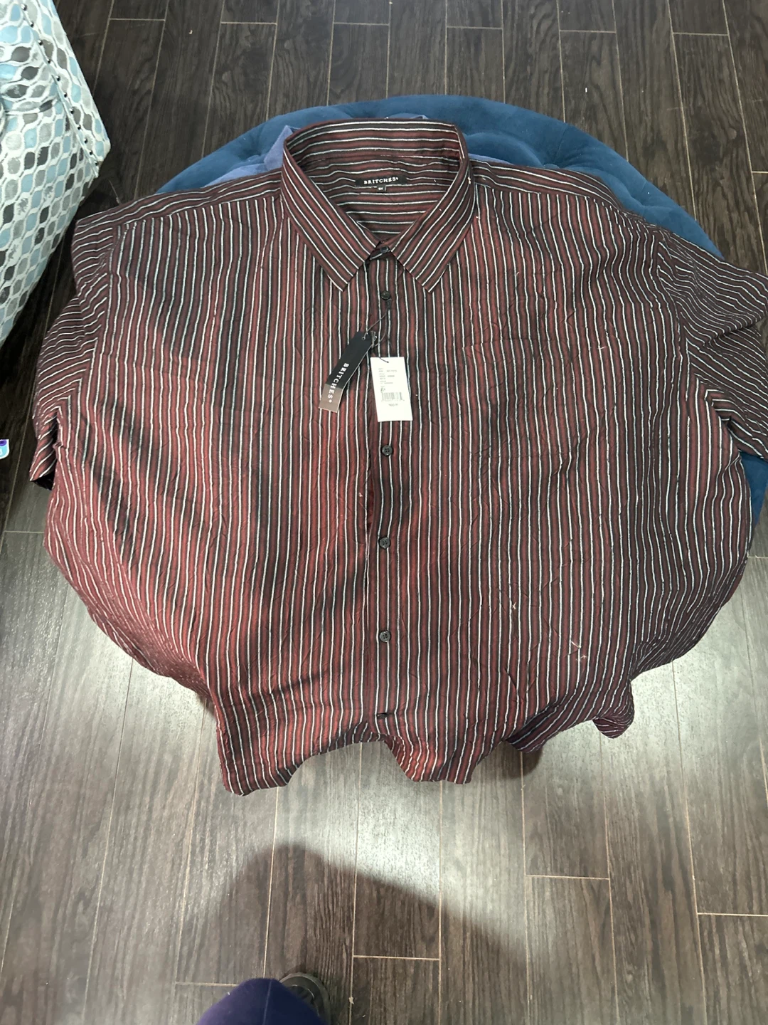 Brand New Britches Men's Striped Dress Shirt - Size 6X