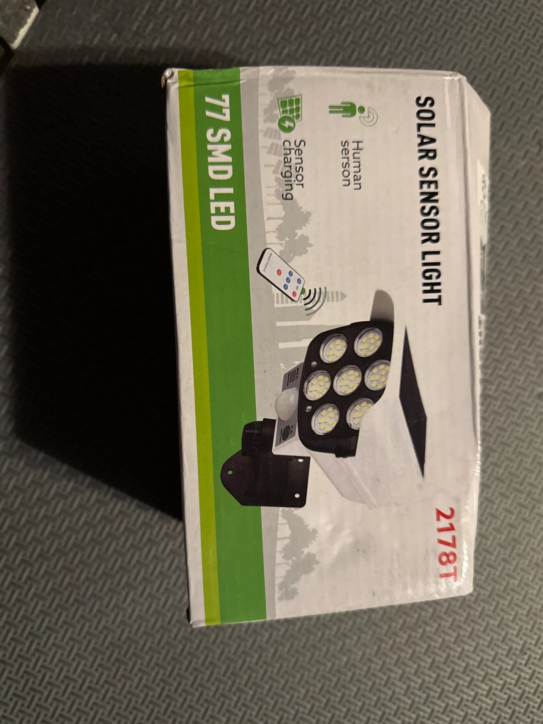 Solar Sensor Light with Remote Control