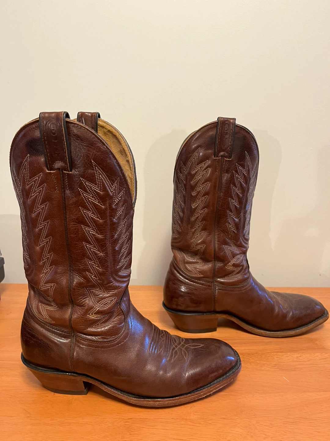 Boulet Leather Cowboy Boots - photo 2