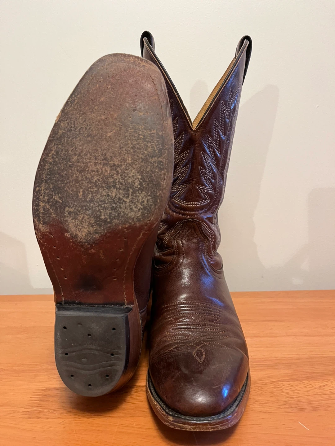 Boulet Leather Cowboy Boots - photo 5