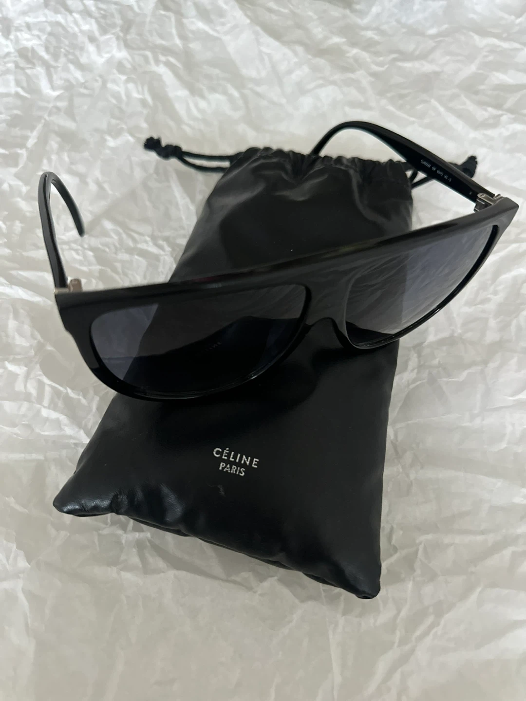 Celine Black Acetate Sunglasses - photo 2