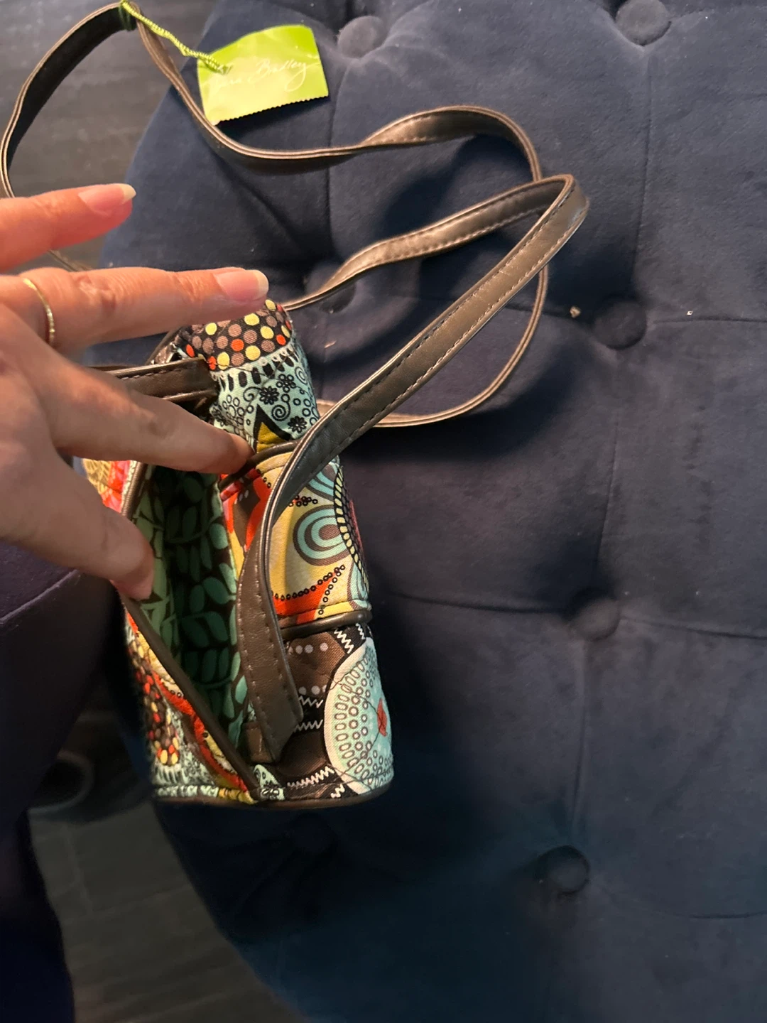 Vera Bradley Vintage Crossbody Bag - Colorful Floral Pattern - photo 3