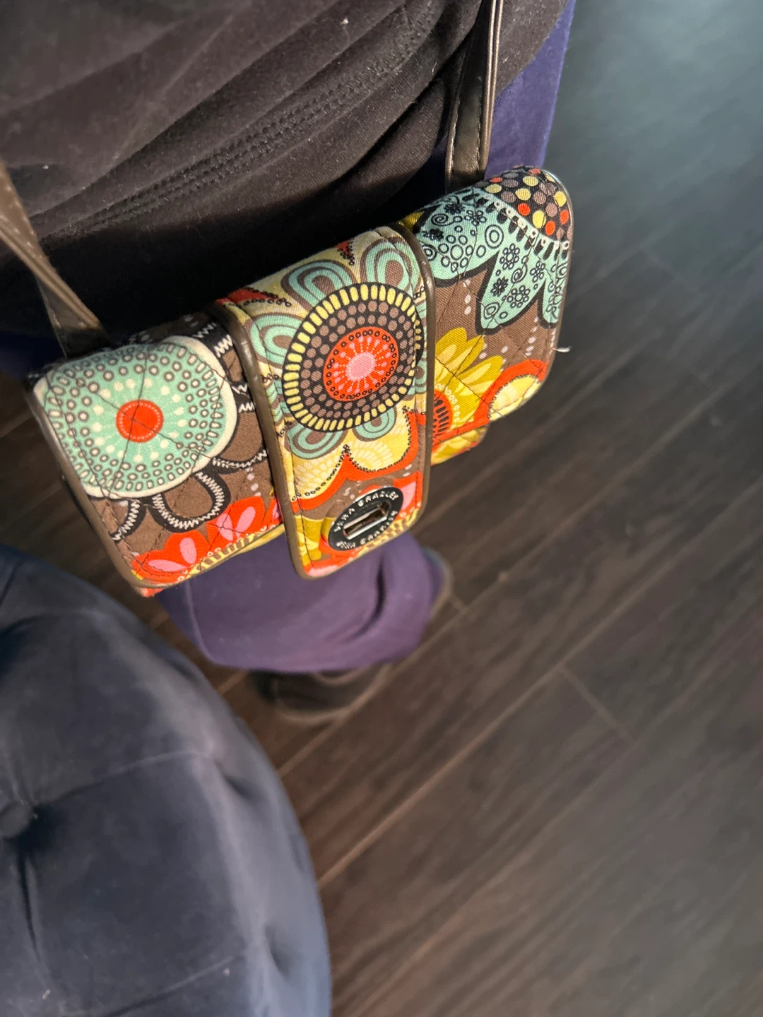 Vera Bradley Vintage Crossbody Bag - Colorful Floral Pattern - photo 4
