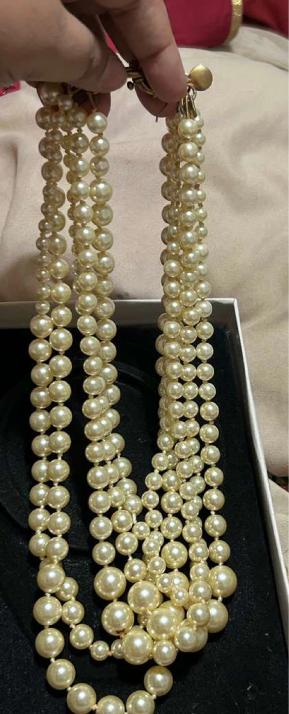 Multi-strand Pearl Necklace