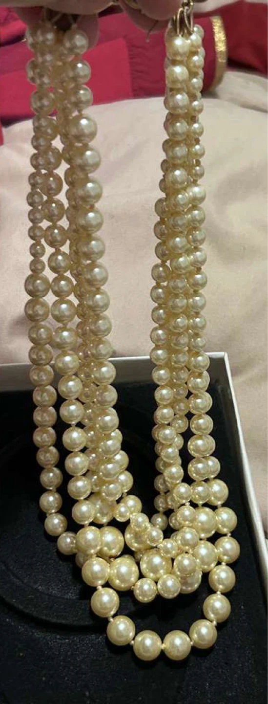 Multi-strand Pearl Necklace - photo 2