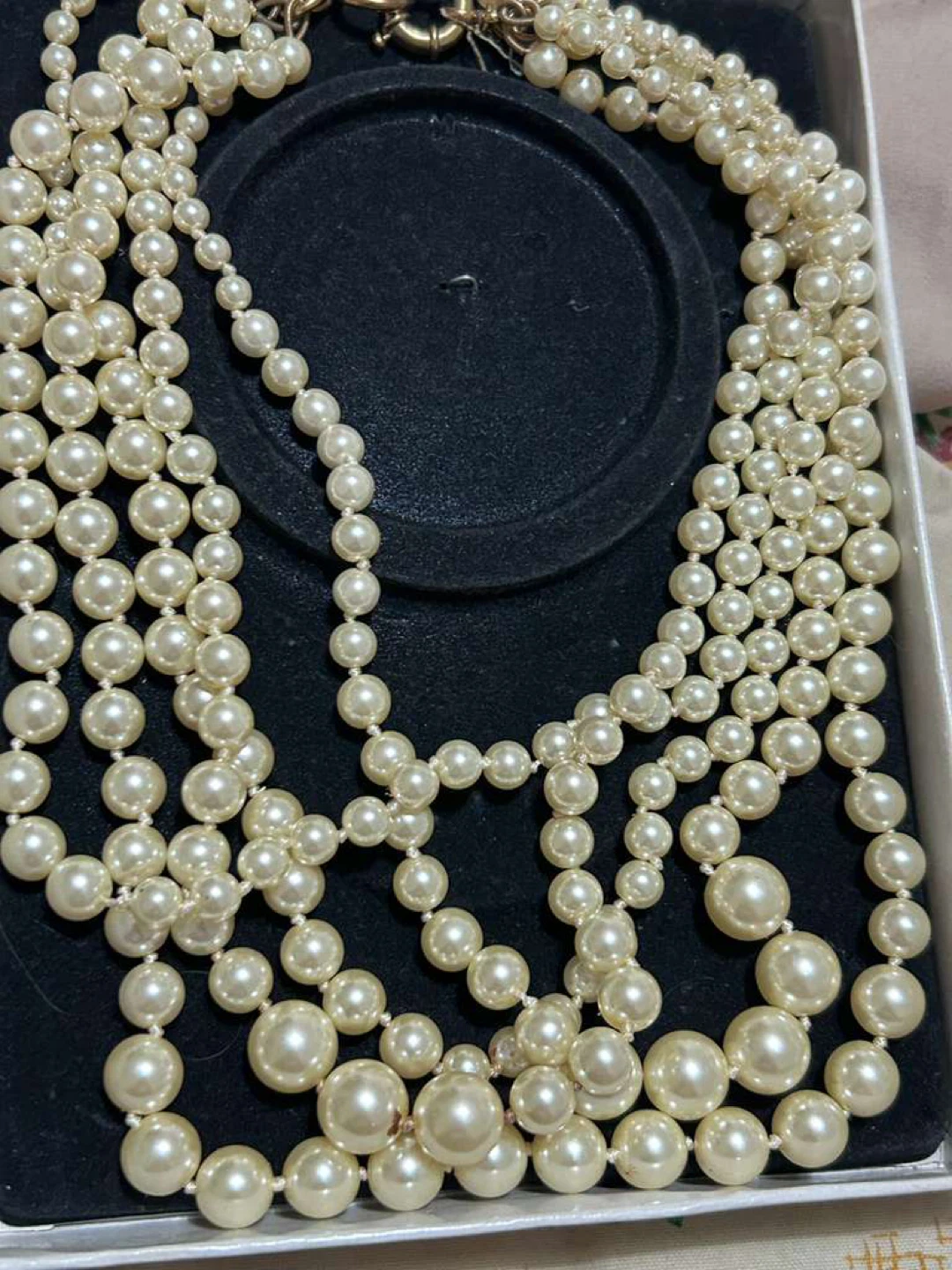 Multi-strand Pearl Necklace - photo 3