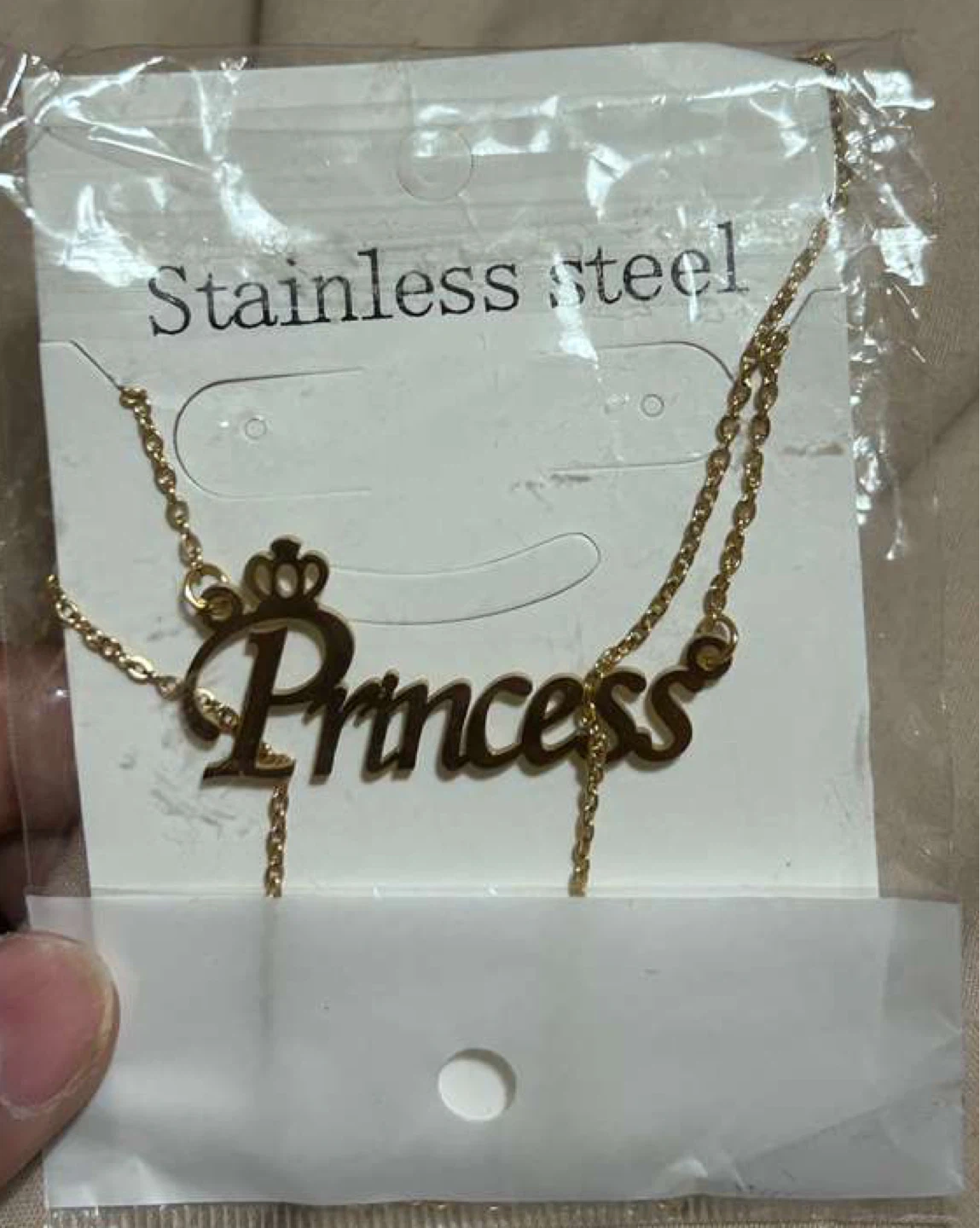 Princess Necklace - Stainless Steel