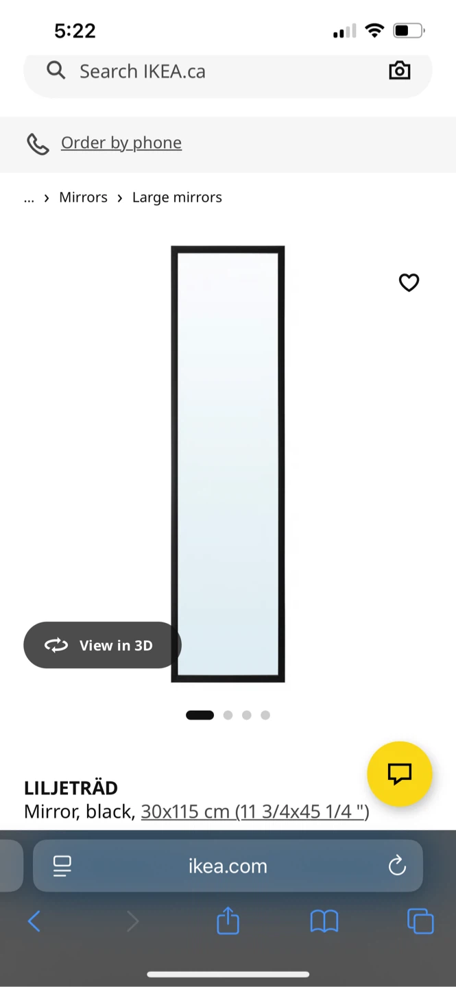 Ikea LILJETRÄD Mirror - photo 3