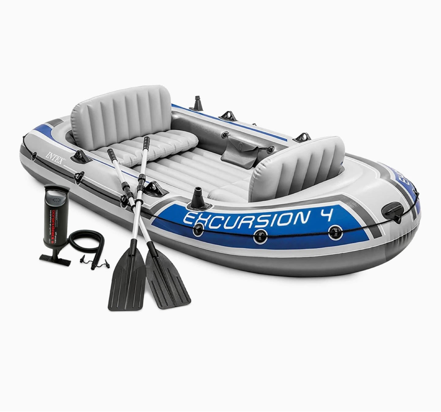 Intex Excursion 4 Inflatable Boat Set