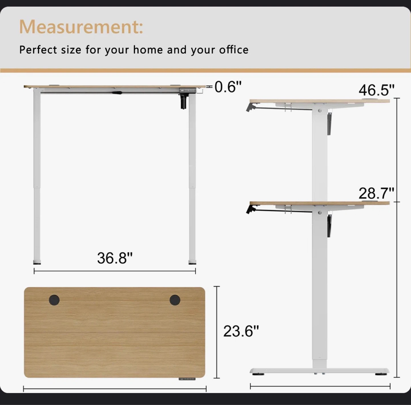 Brand new Wayfair electric sit-stand desk - photo 2