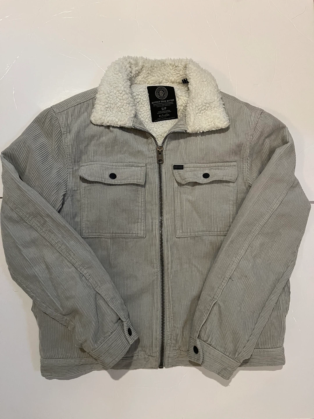 Buffalo David Bitton Corduroy Sherpa Lined Jacket