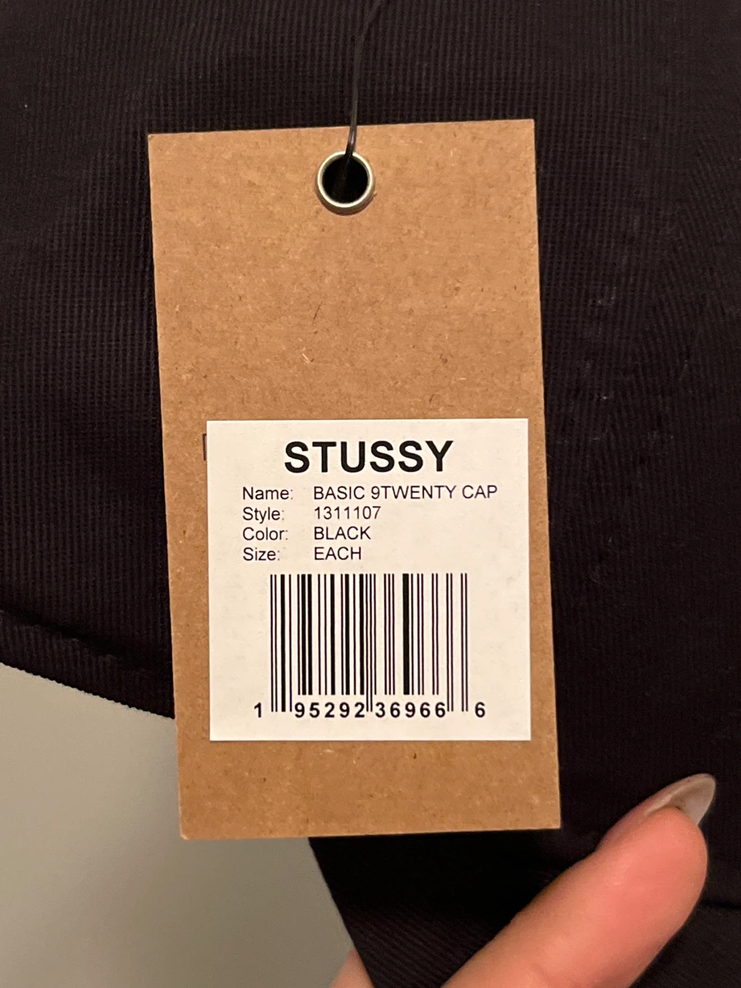 Stussy Basic 9TWENTY Cap - Black - photo 4