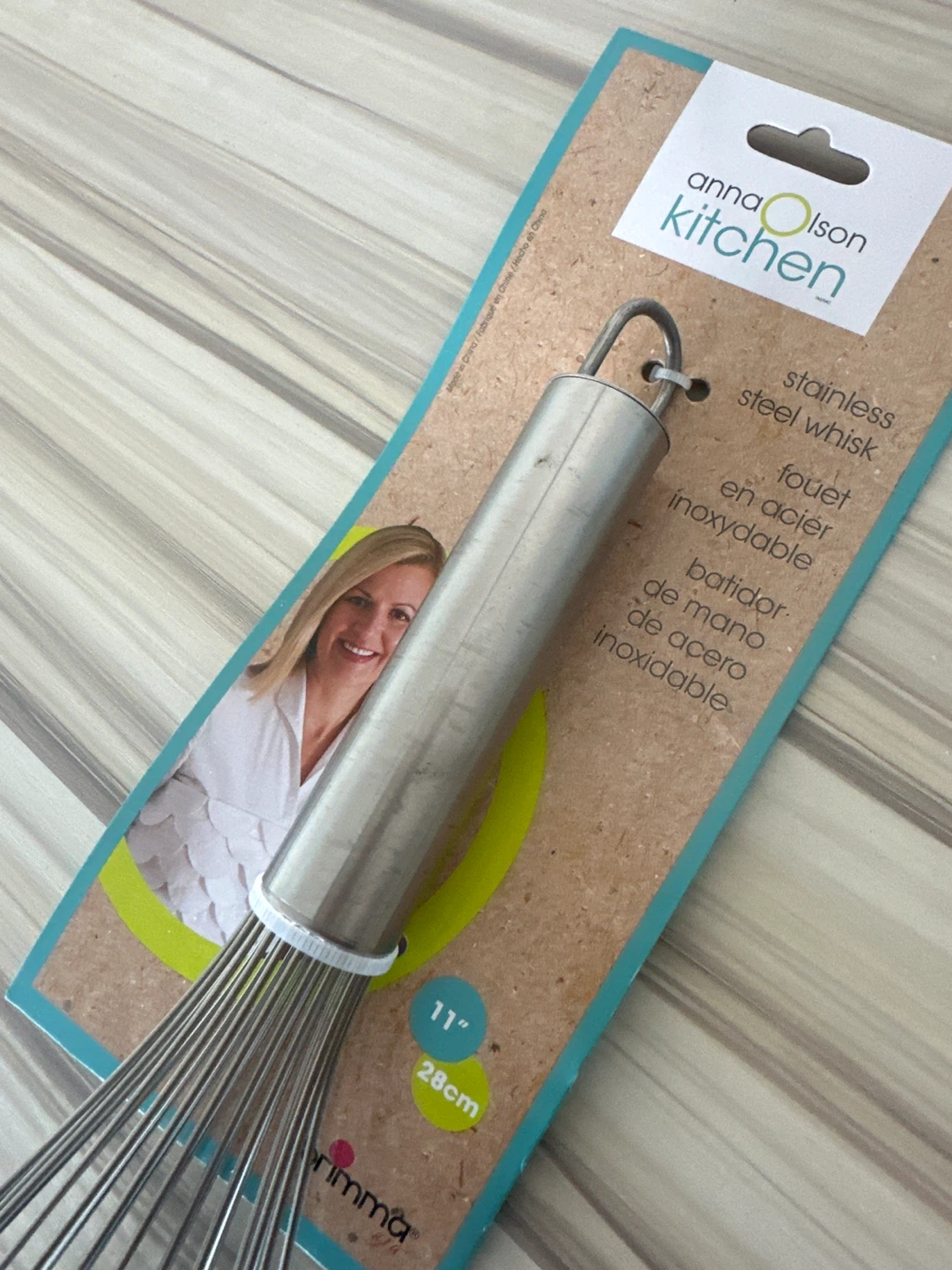 Anna Olson Kitchen Stainless Steel Whisk 11" - photo 2