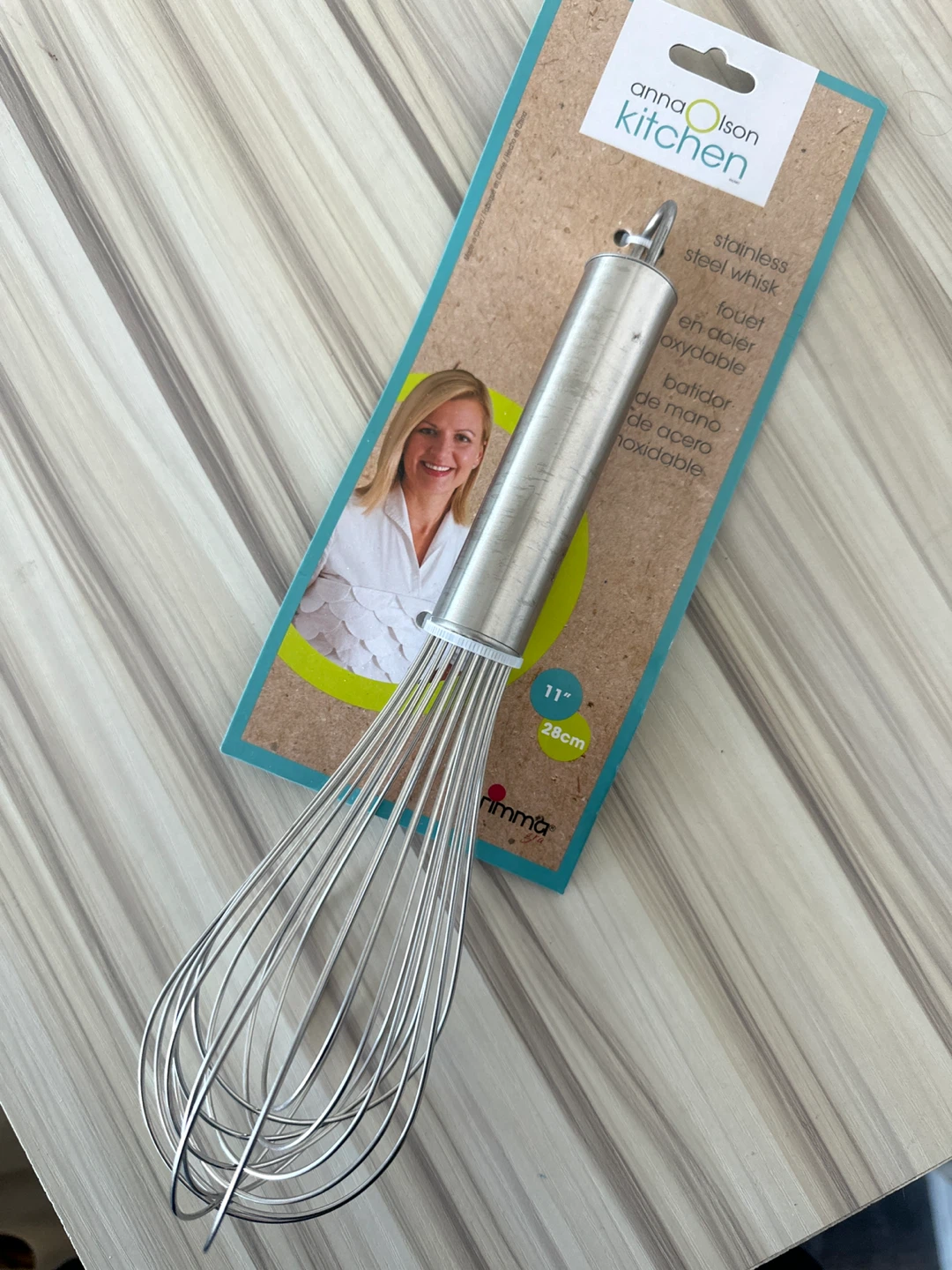 Anna Olson Kitchen Stainless Steel Whisk 11"
