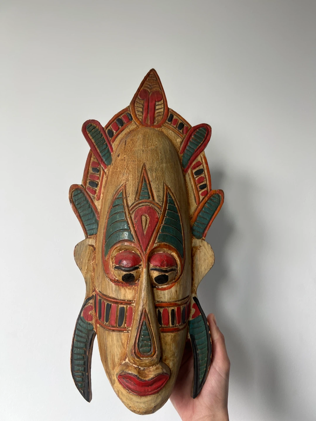 Carved Wooden Tribal Mask