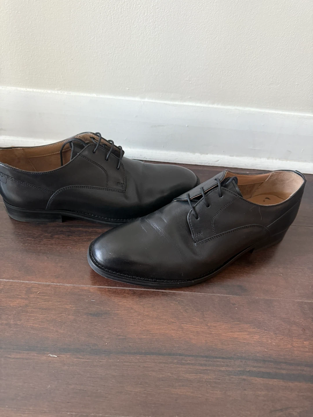 Ted Baker London Black Leather Shoes - UK 9