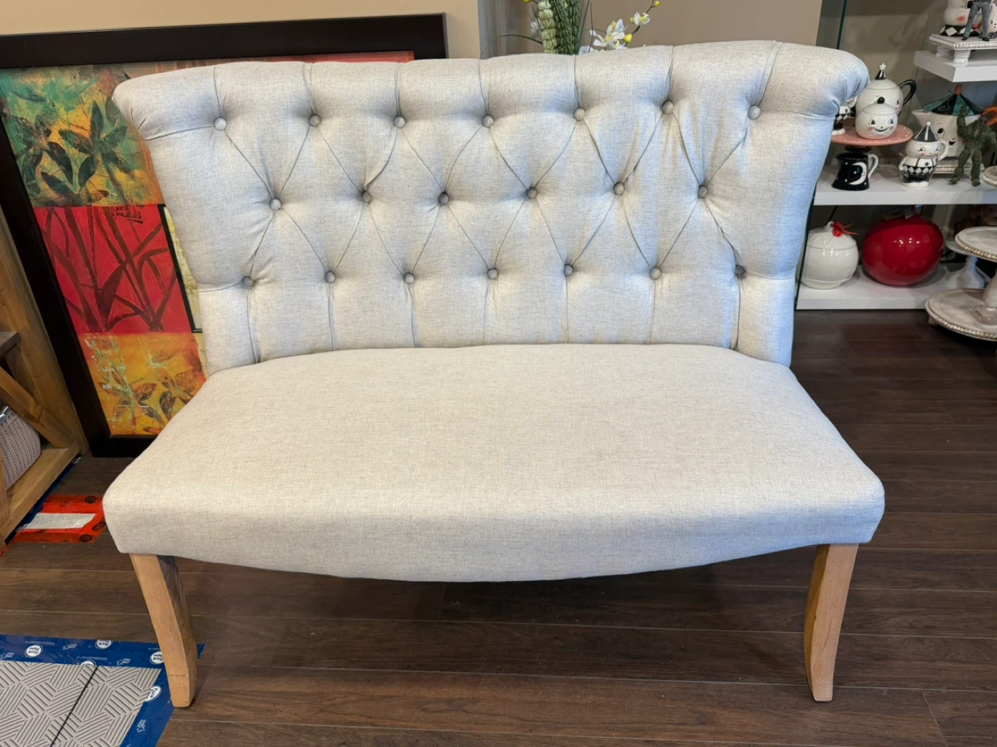 Tufted High-Back Banquette Dining Bench – Elegant & Comfortable - photo 2
