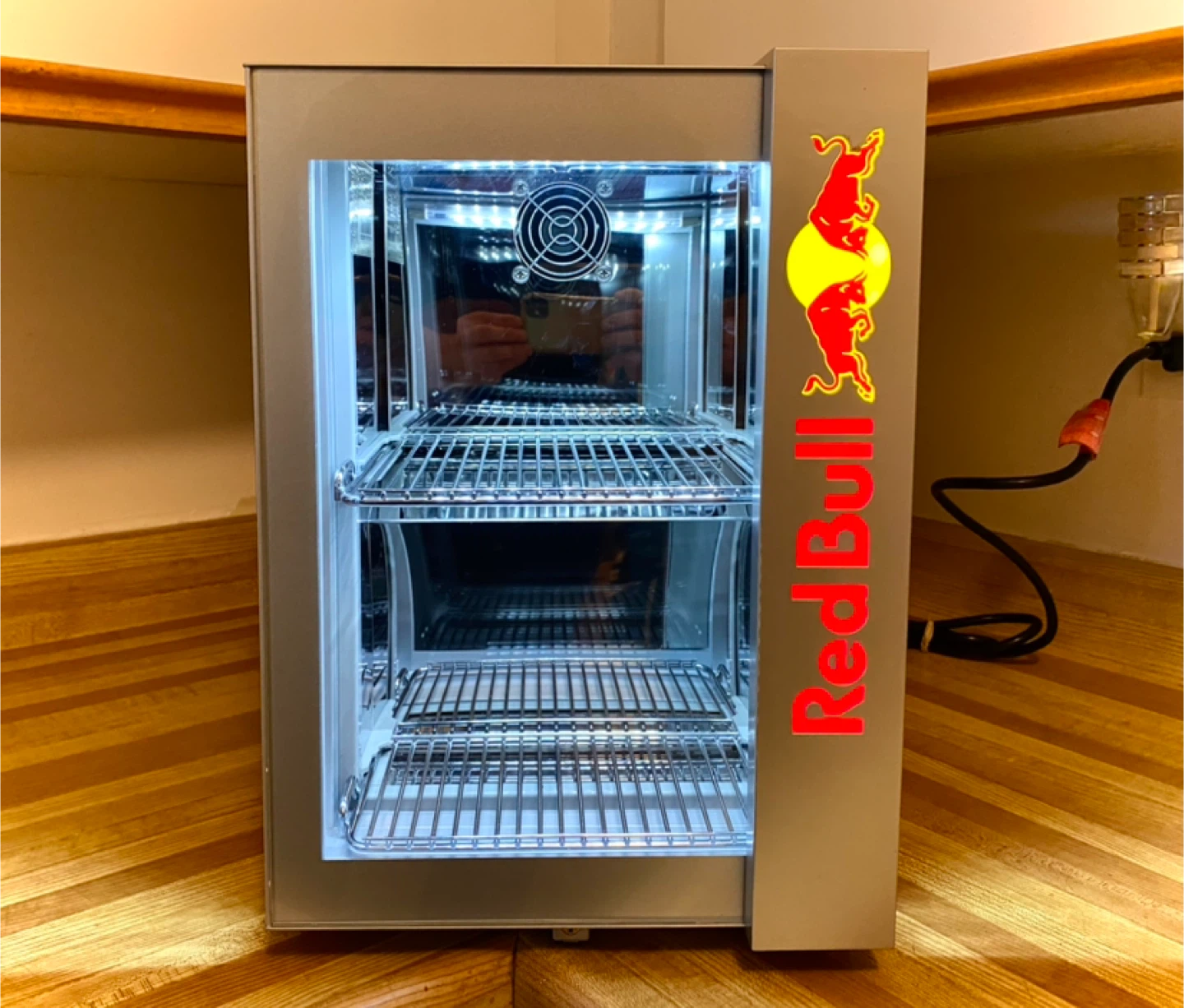 SWEET! Red Bull Mini Fridge “Baby Cooler” w/ Eco LED