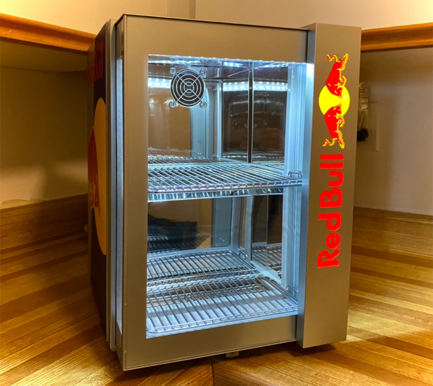 SWEET! Red Bull Mini Fridge “Baby Cooler” w/ Eco LED - photo 2