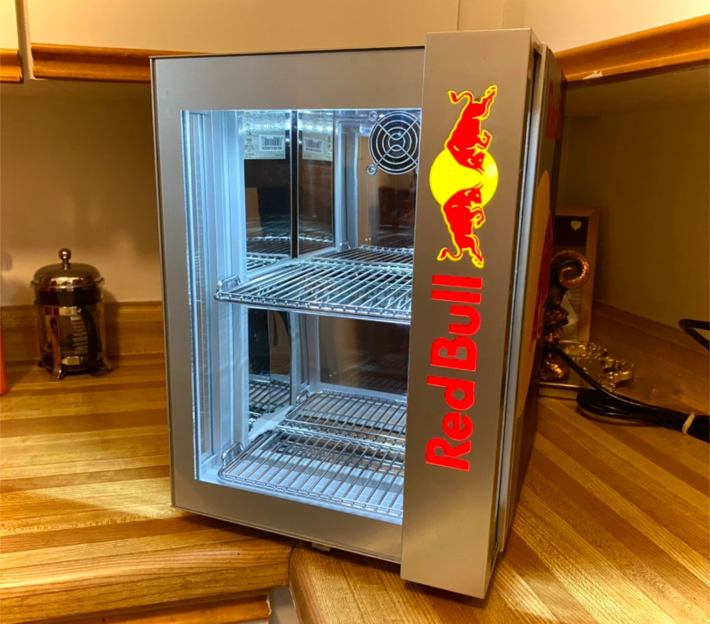 SWEET! Red Bull Mini Fridge “Baby Cooler” w/ Eco LED - photo 3