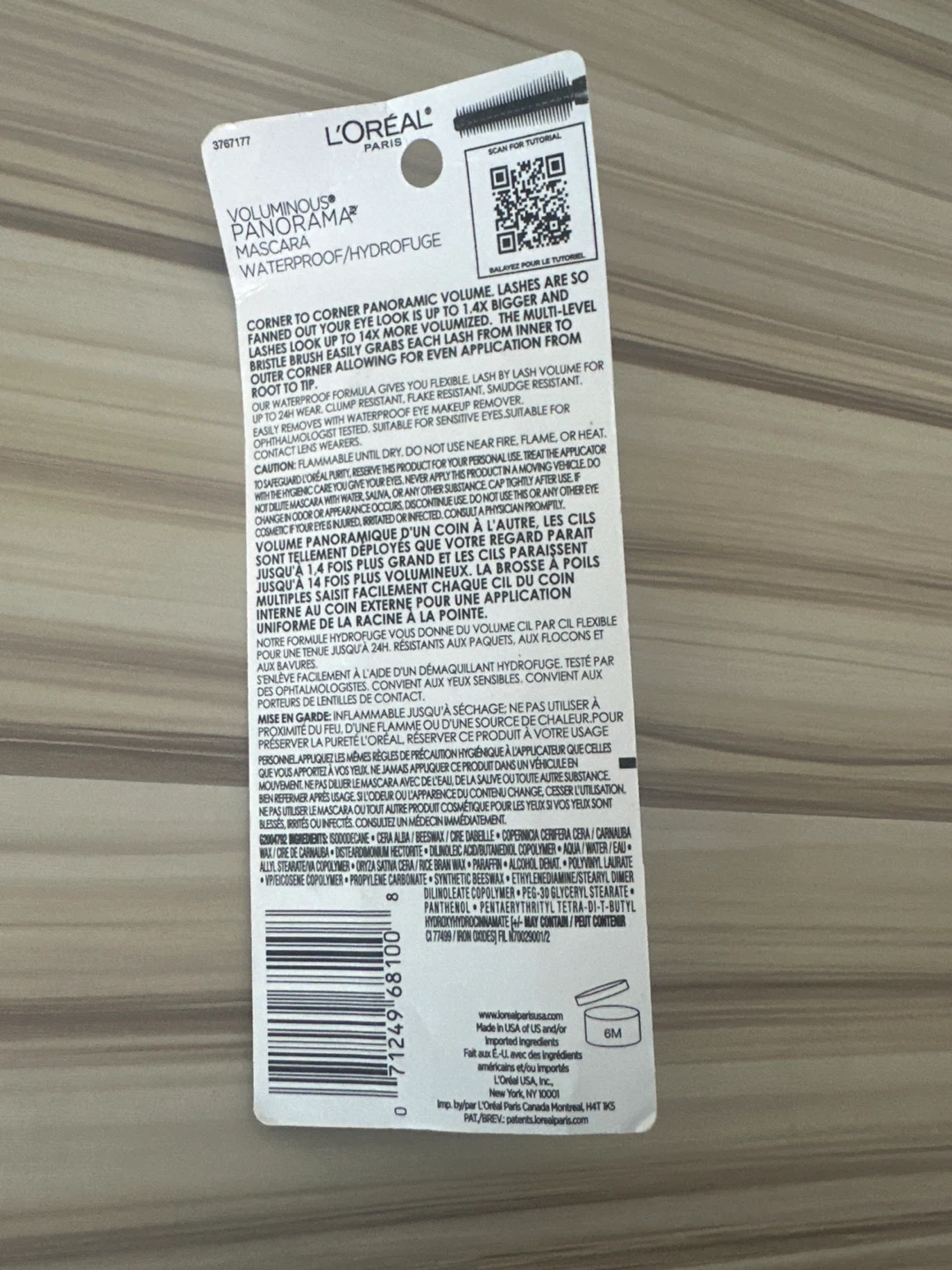 L'Oréal Voluminous Panorama Waterproof Mascara - photo 2