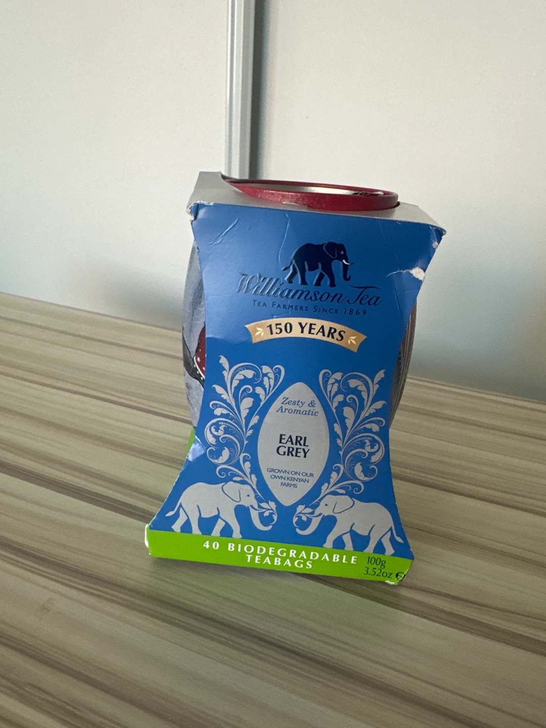 Williamson Tea Earl Grey 40 Biodegradable Teabags Tin - photo 2