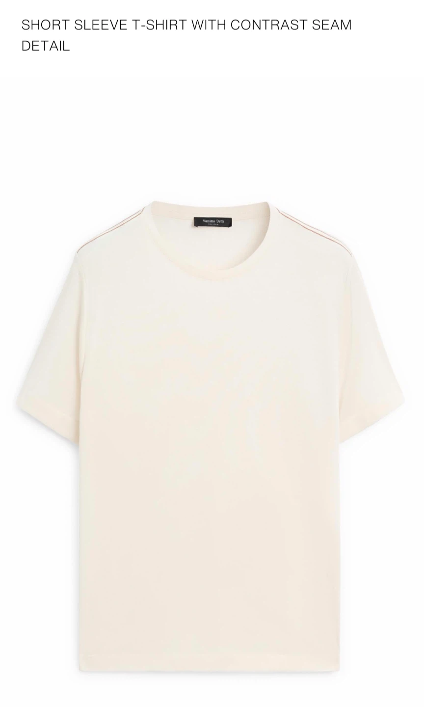 Massimo Dutti Short Sleeve T-Shirt - Men’s Size S