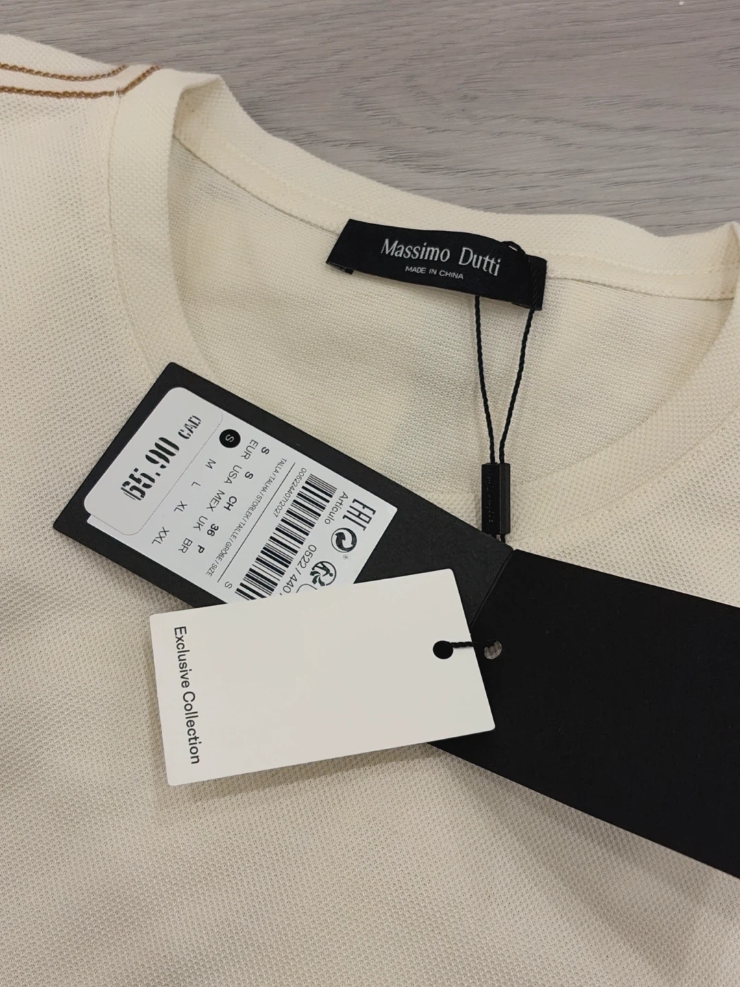 Massimo Dutti Short Sleeve T-Shirt - Men’s Size S - photo 2