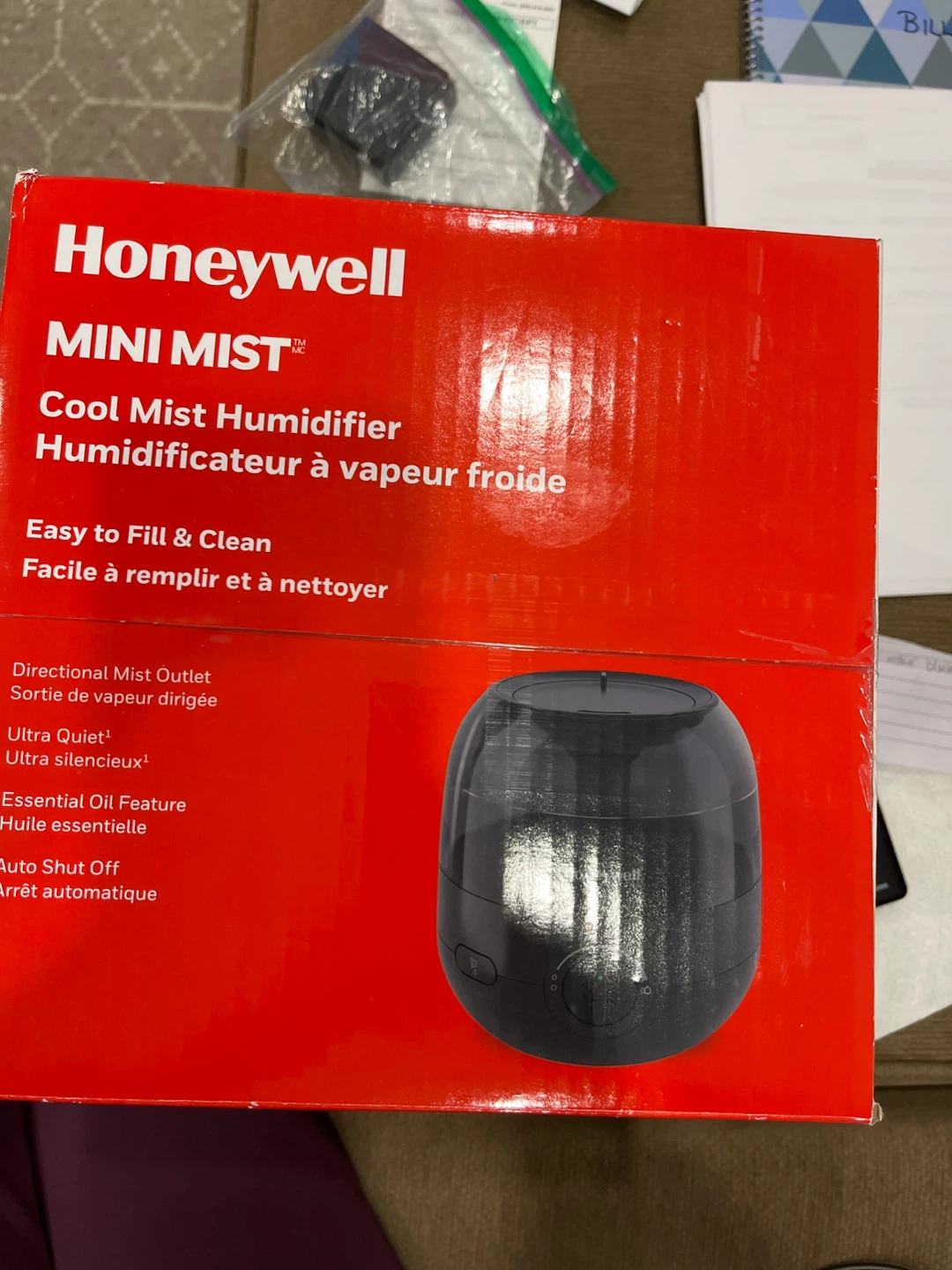 Honeywell Mini Mist Cool Mist Humidifier Brand New - photo 2