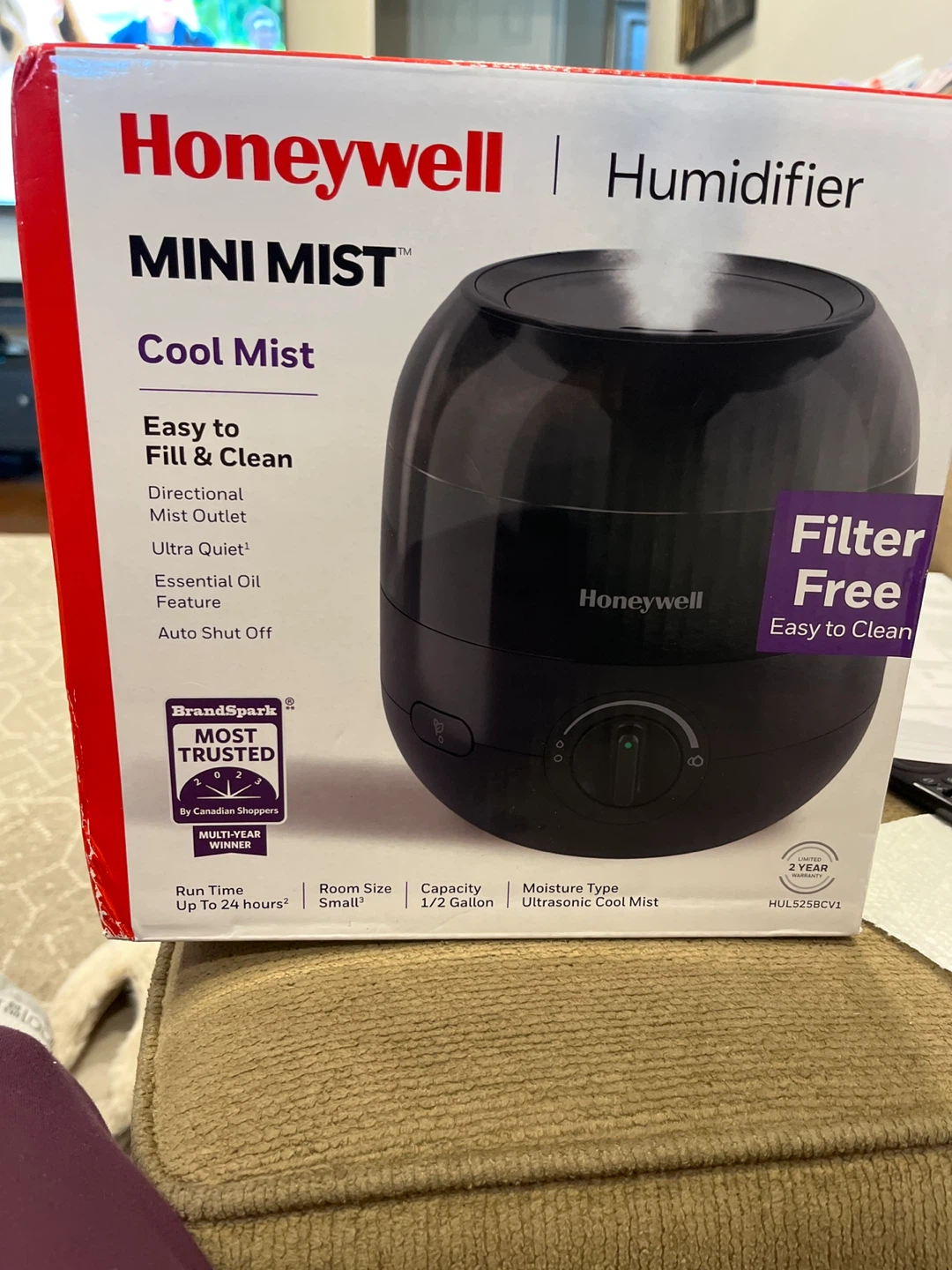 Honeywell Mini Mist Cool Mist Humidifier Brand New
