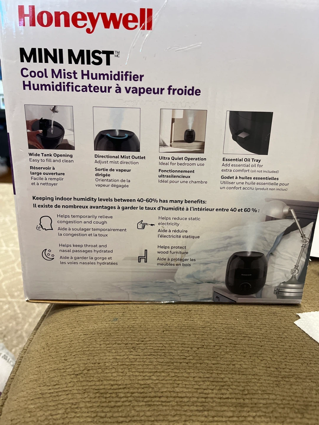 Honeywell Mini Mist Cool Mist Humidifier Brand New - photo 3