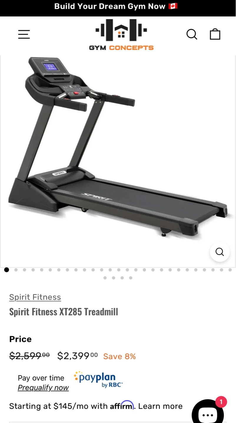 Spirit XT285 Treadmill - photo 5