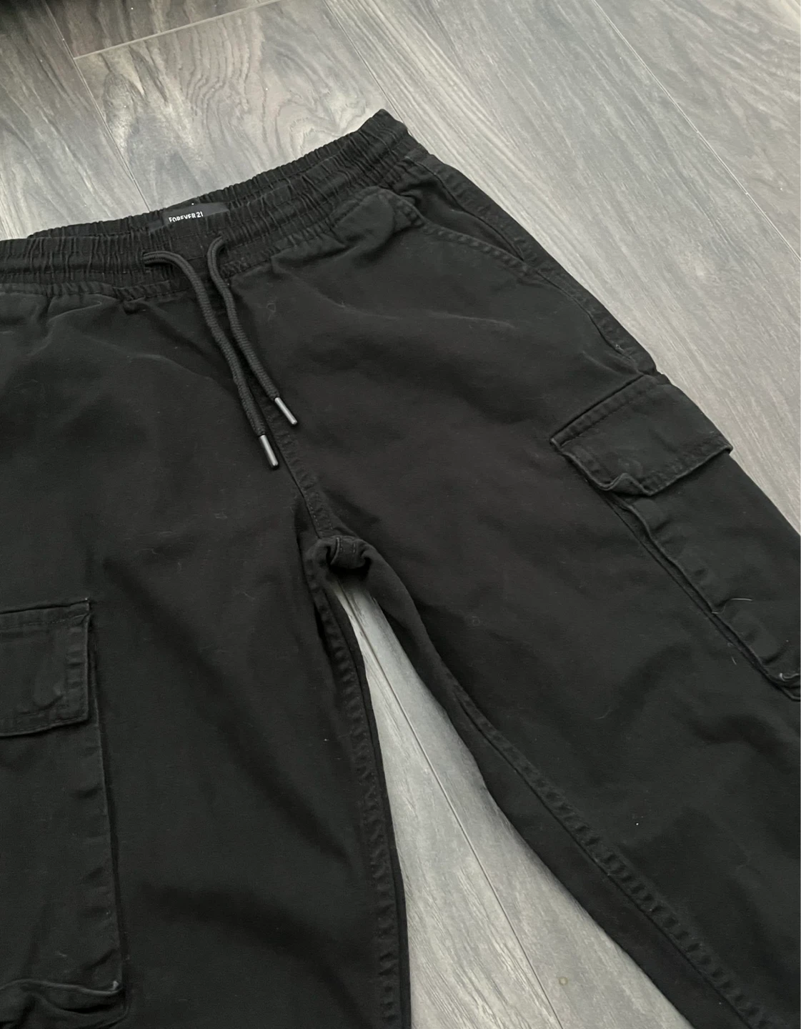 Black Cargo Pants | Women - photo 2