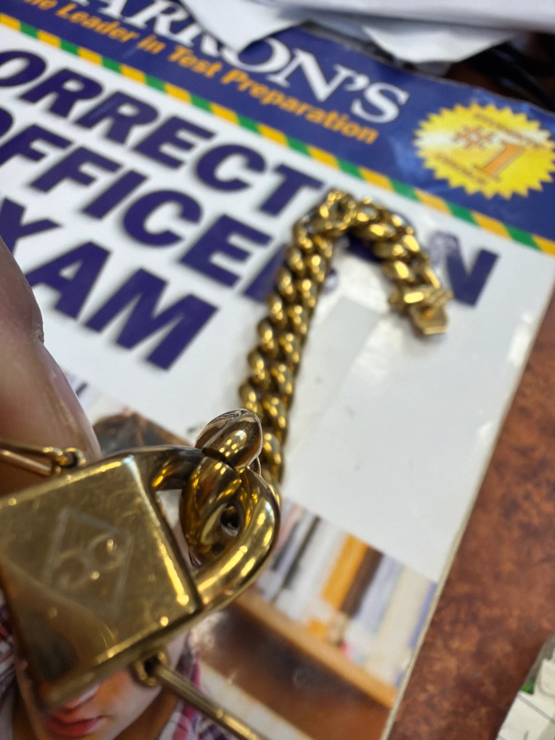 Gold Tone Chunky Link Bracelet - photo 2