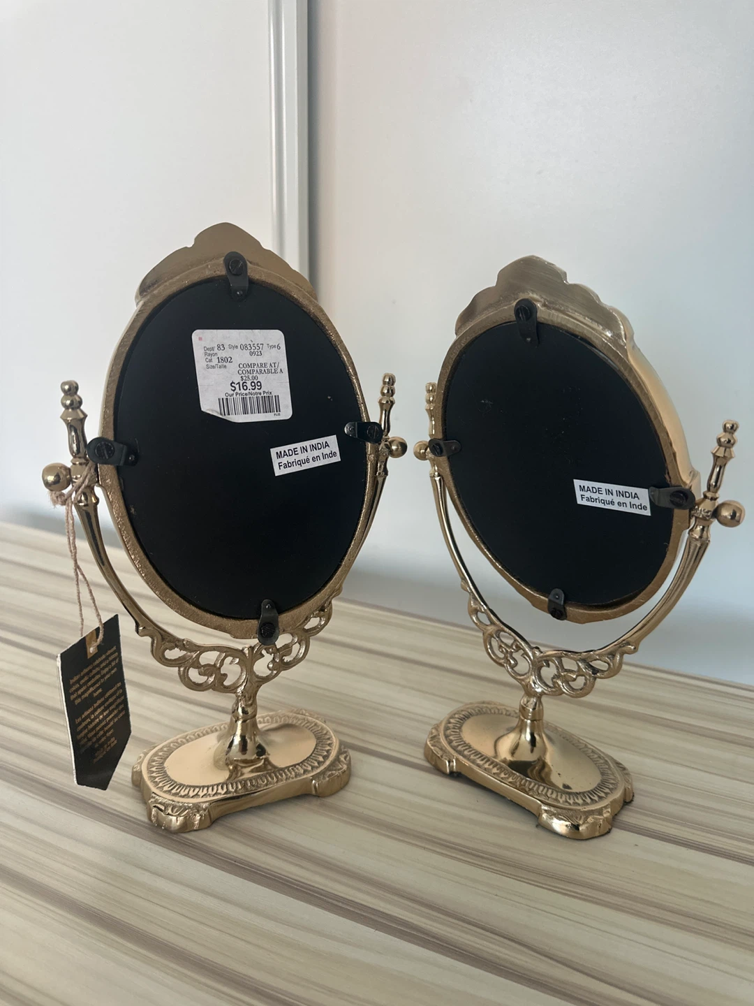 Gold Swivel Vanity Mirror - photo 2