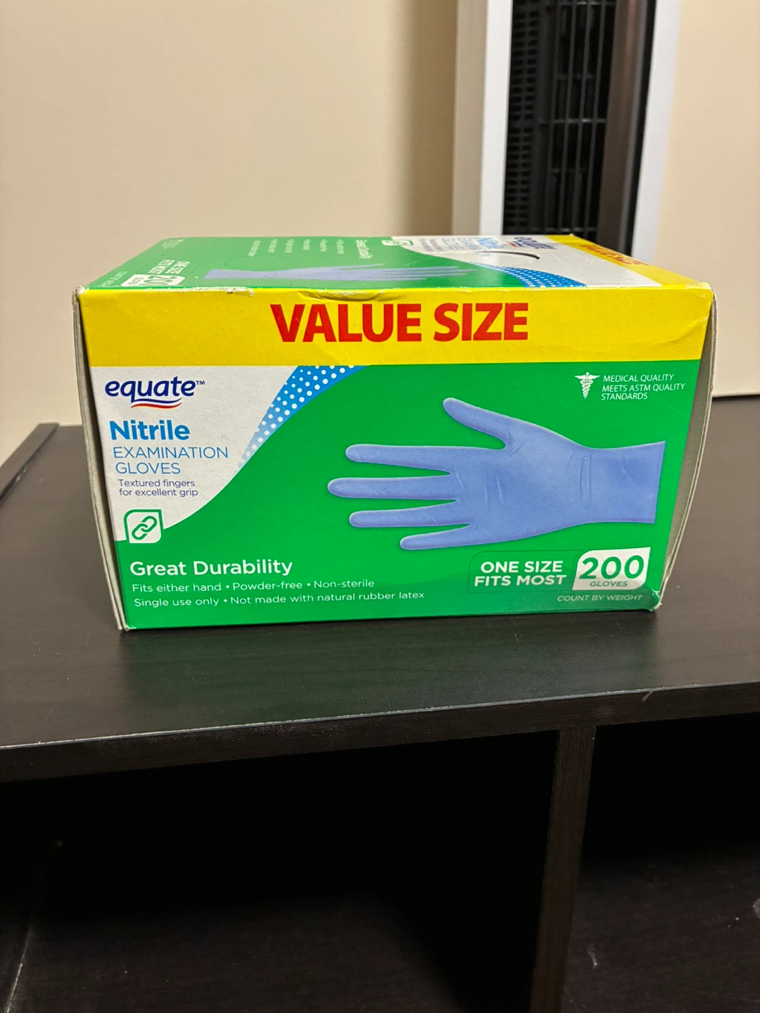 200 Nitrile Gloves, One Size Fits Most, - photo 2