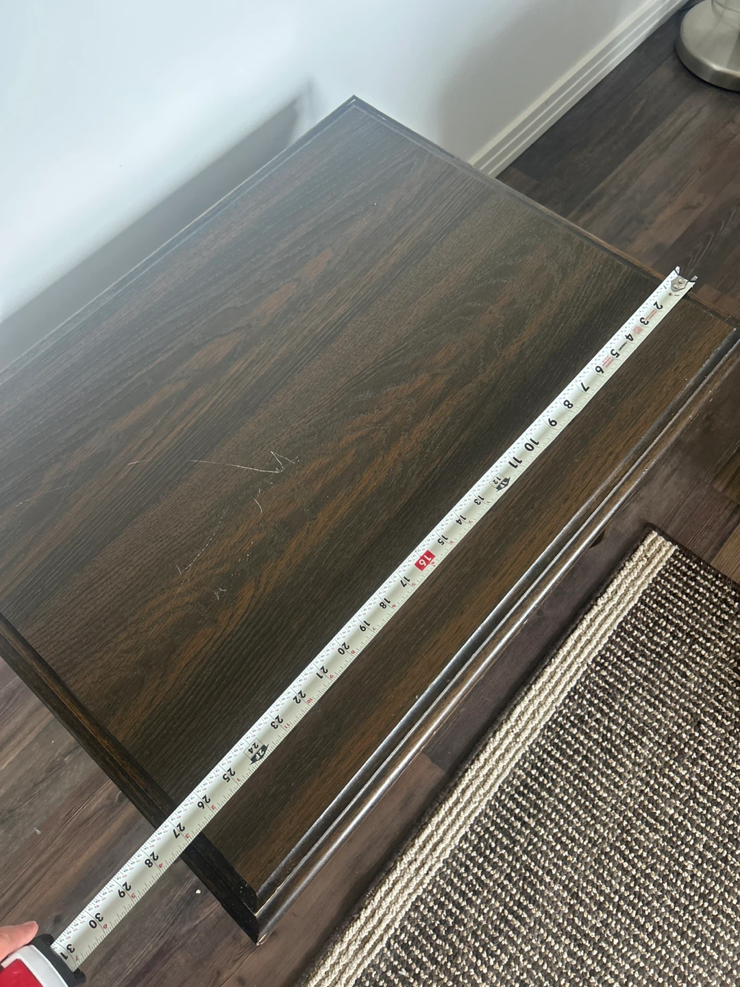 Dark Wood Accent Table - photo 4