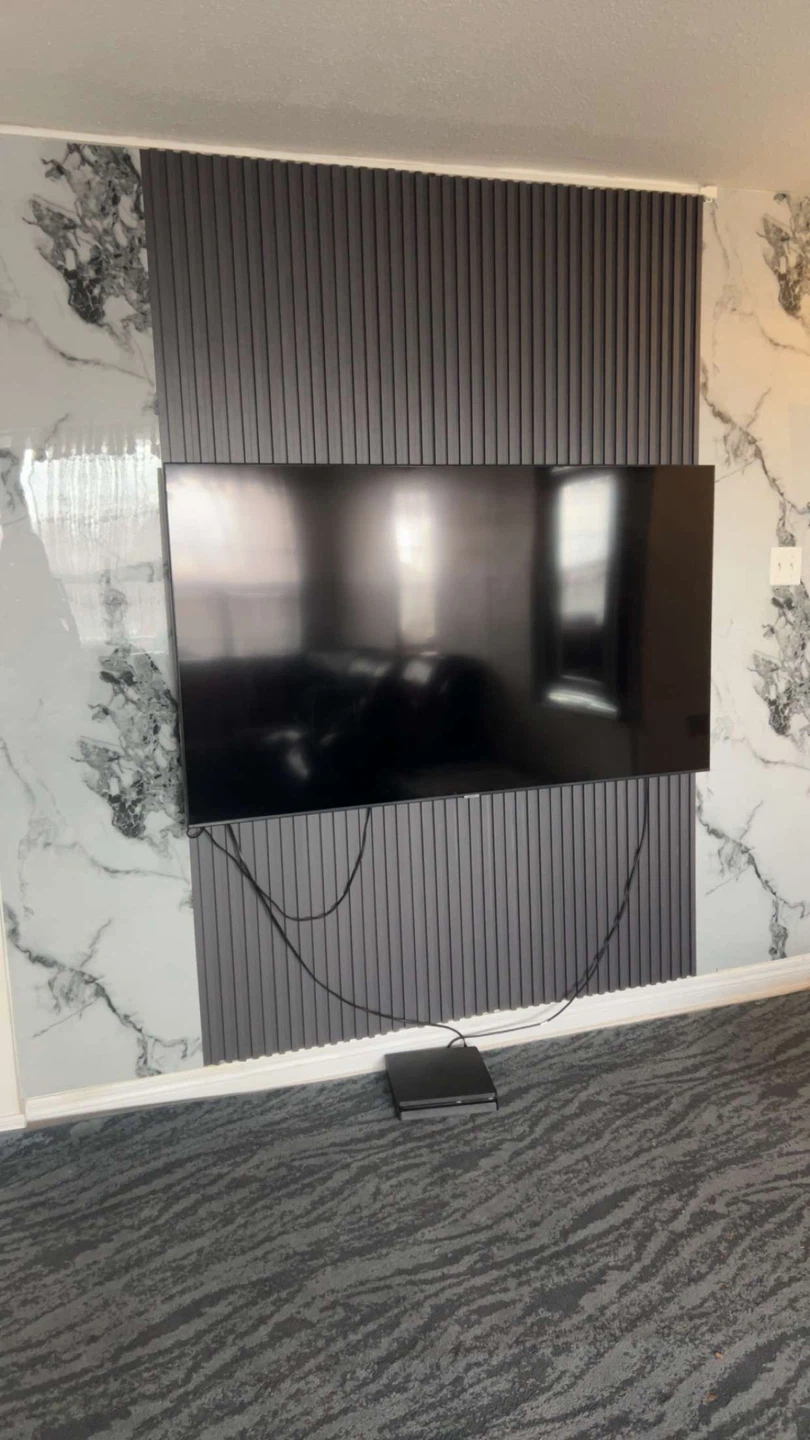 Modern Wall Unit with TV Mount and Electric Fireplace - photo 3
