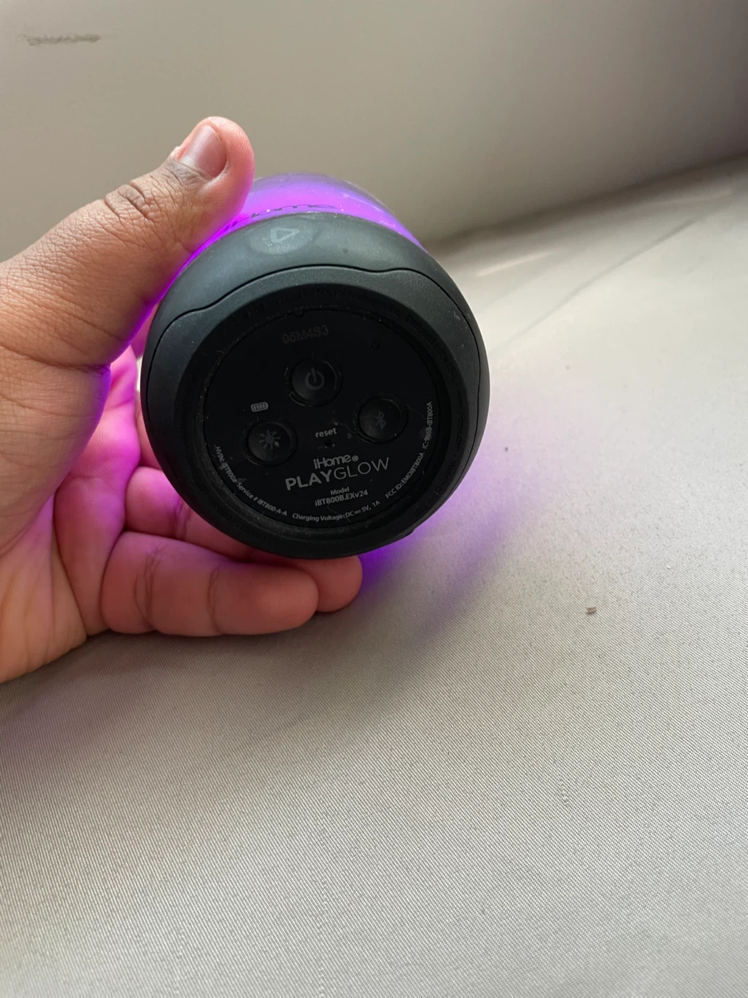 iHome PlayGlow Portable Bluetooth Speaker with Light - photo 3