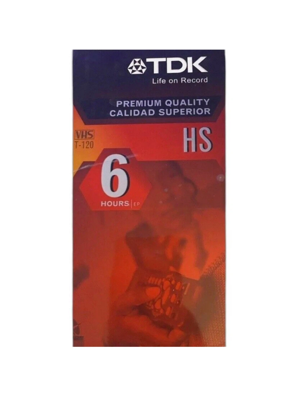 TDK HS VHS 120 Minute Videotape - 6 Hours EP