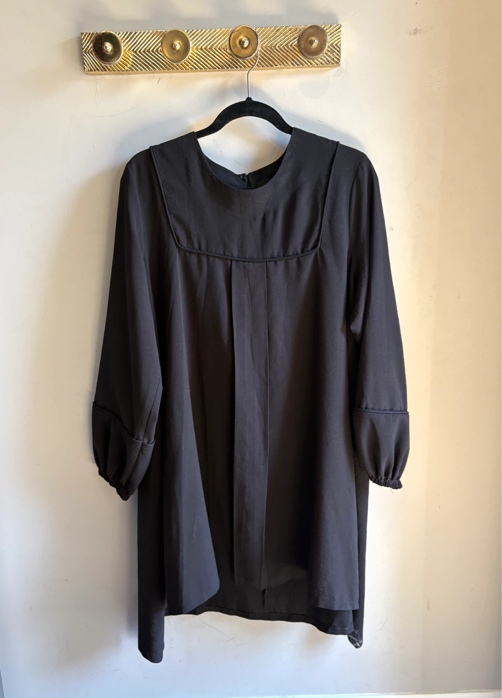 Black Vintage Mini Dress