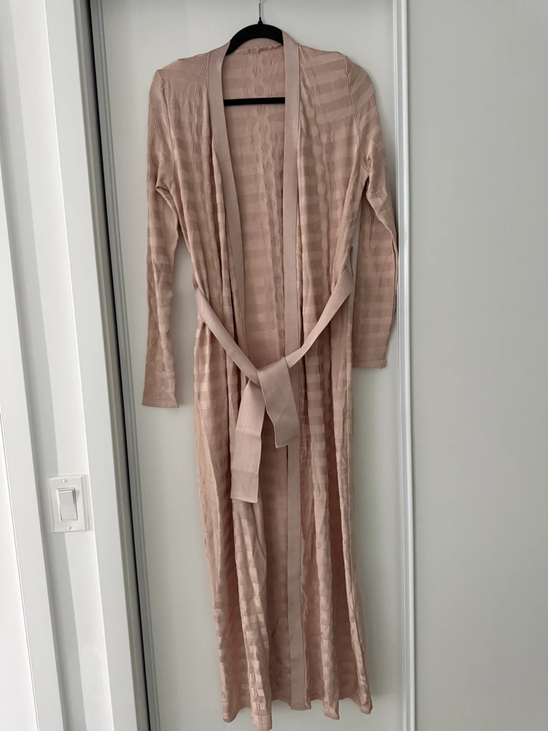 Long Knit Cardigan with Belt size M - photo 2