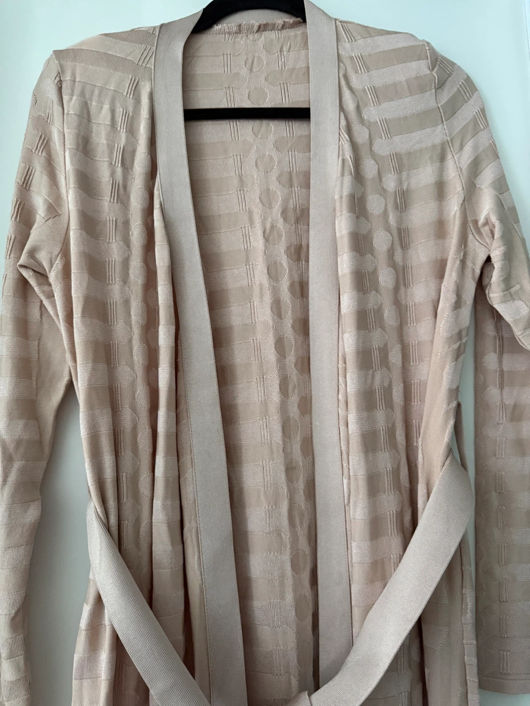 Long Knit Cardigan with Belt size M - photo 3