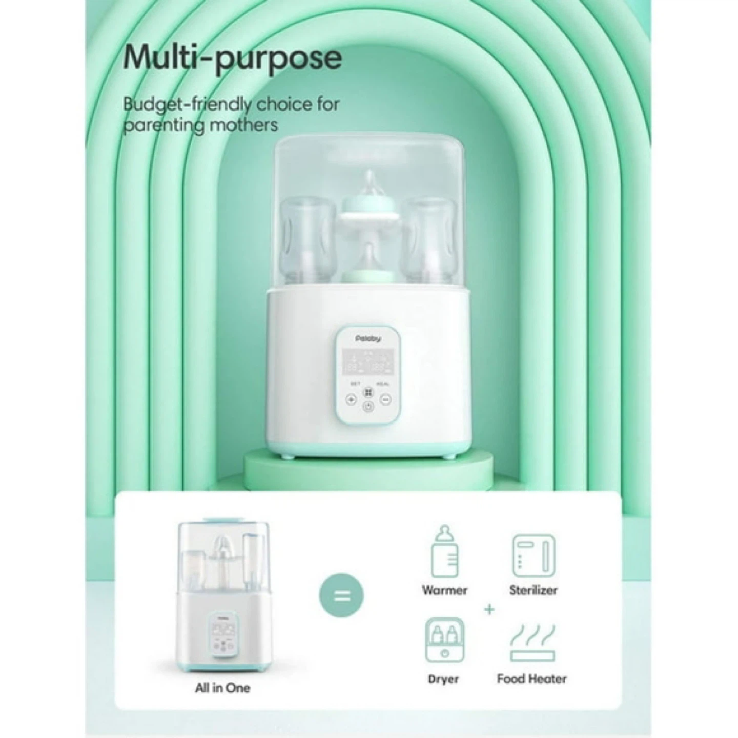 Pelaby 3-in-1 Bottle Warmer and Sterilizer CP235A - photo 3