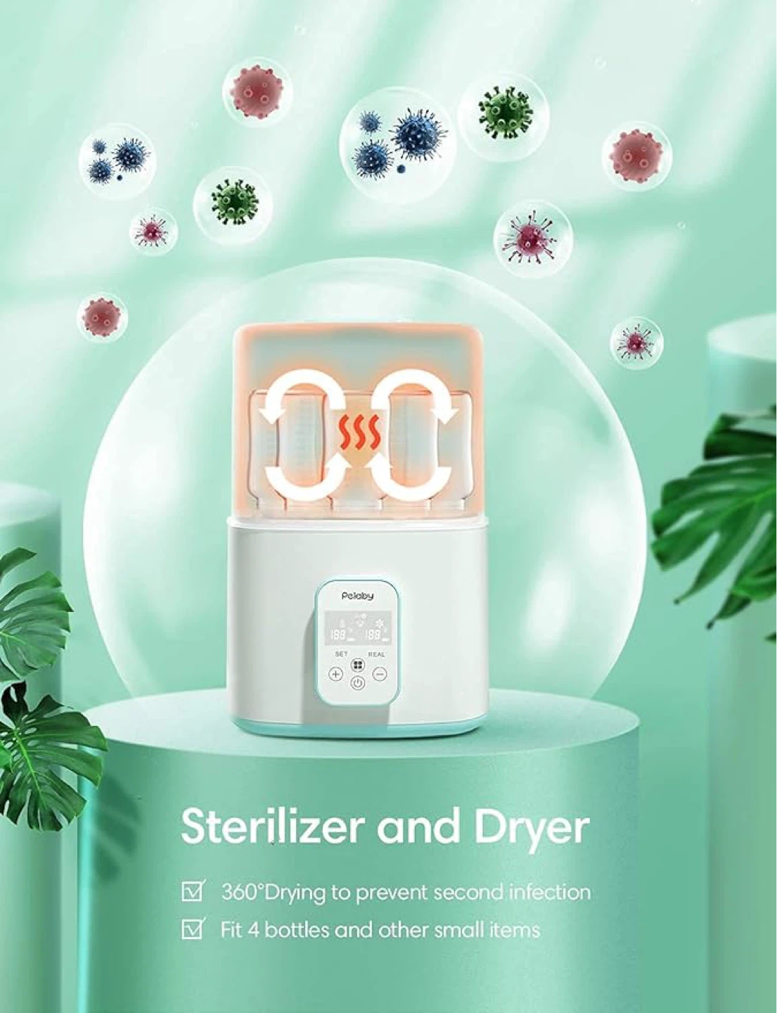 Pelaby 3-in-1 Bottle Warmer and Sterilizer CP235A - photo 4