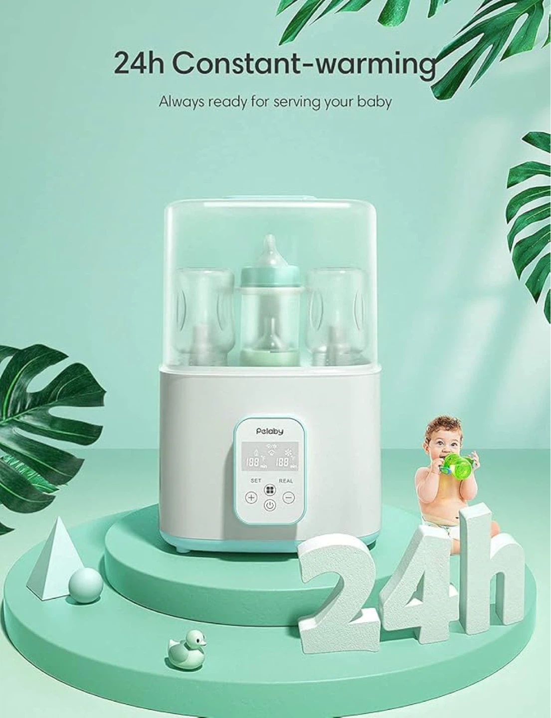 Pelaby 3-in-1 Bottle Warmer and Sterilizer CP235A - photo 5
